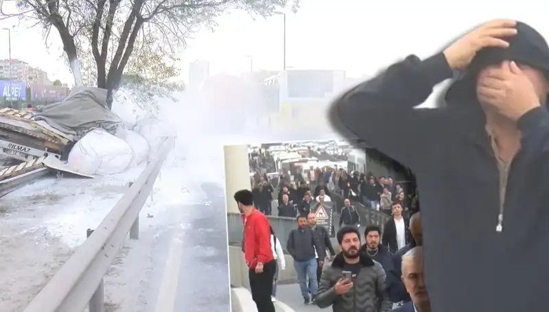 D-100'de Trafiği Felç Eden TIR Kazası: Alçı Yüklü Araç Bariyerlere Çarptı