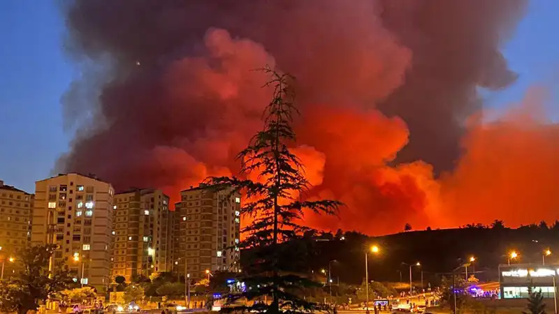 Bursa'daki Ciddi Yangınlar, Şehri Tehdit Altında Bıraktı!