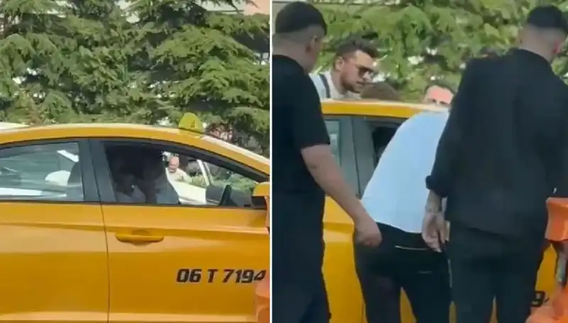 Trafikte Yaşanan Gerilim: Taksi Şoförüne Saldırı Kameralarda Görüntülendi
