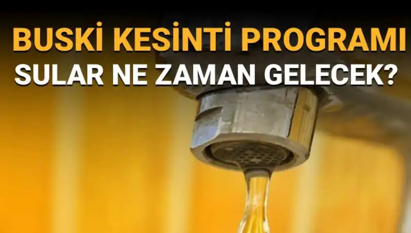 Bursa Nilüfer’de Sular Ne Zaman Gerçekten Gelecek? İşte BUSKİ’nin Su Kesintisi Programı