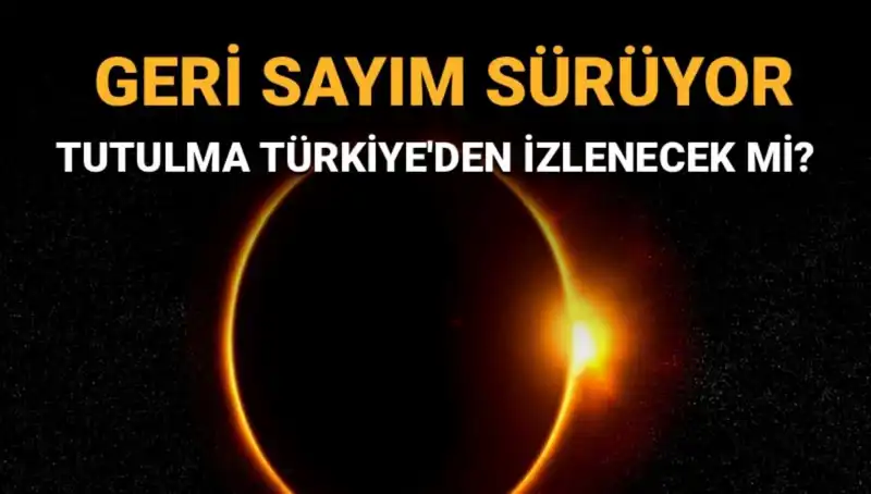 Türkiye'de Eylül 2023'te Gerçekleşecek Güneş Tutulması Merak Uyandırıyor