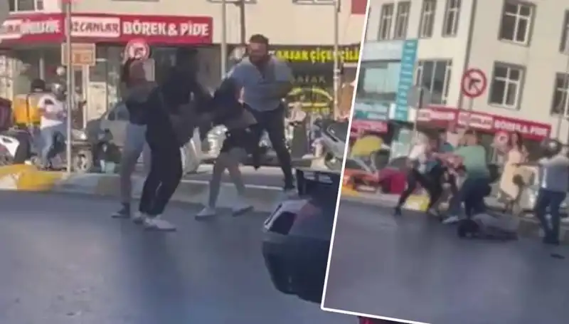 Esenyurt'ta Motosikletli Kadınlara Şok Dayak: Dehşet Anları Kamerada!