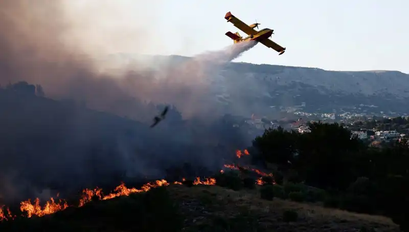 Sakız Adası’ndaki Orman Yangını: Alevler Kontrol Altına Alındı, Ancak Kayıplar Büyük!