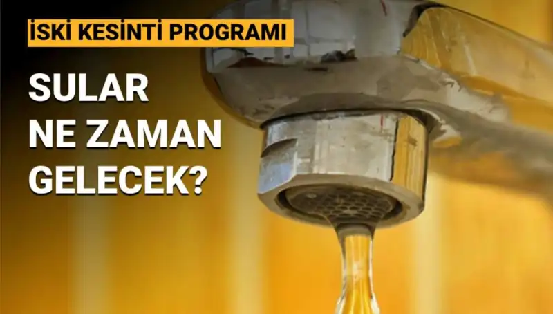 İstanbul'da Su Kesintisi: İSKİ'nin 3 Mayıs Programını Kaçırmayın!